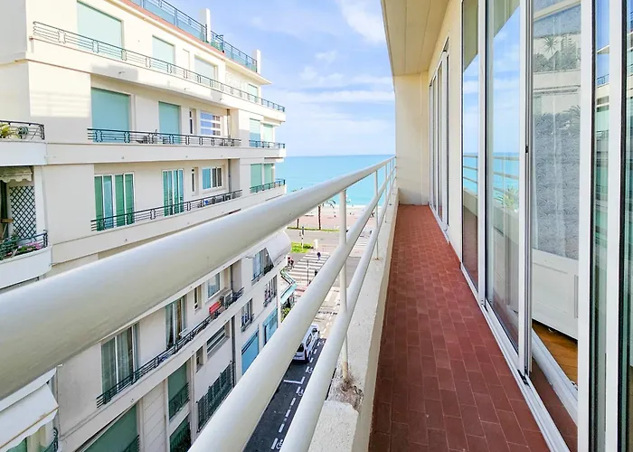 Vecchio Palais Mary Promenade 4 Pers Ac Wifi * ניס